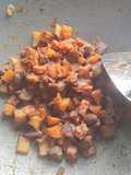 Sambal goreng kentang, tempe dan ati ampela