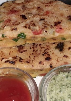 A picture of Crispy Suji bread toast.