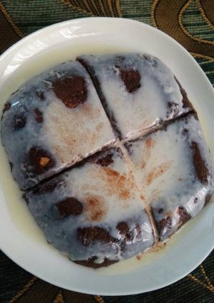 Una foto de Minis brownies chocolatoso de quinoa