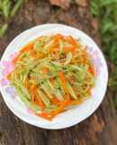 Su hào carrot xào tỏi