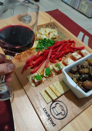 Una foto de Tabla de quesos y más