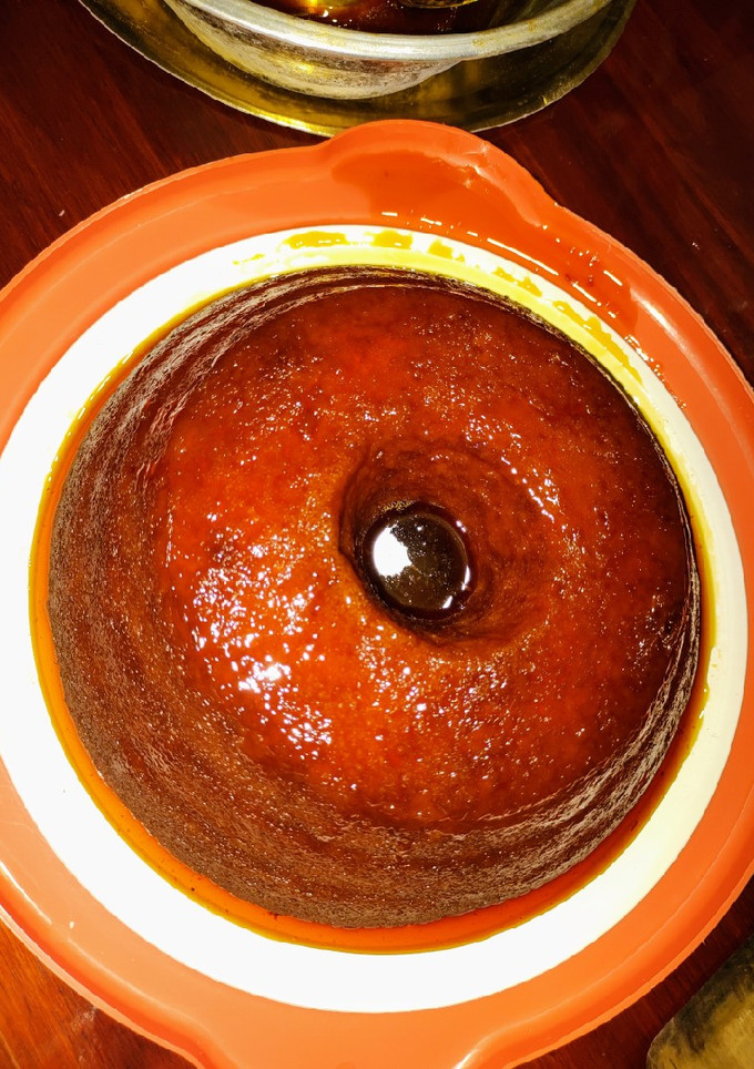 Una foto de Budín de Pan. Baño María en la olla