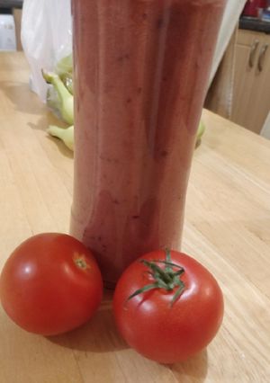 Φωτογραφία της συνταγής Κόκκινο smoothie