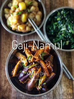 Foto resep Eggplant soy sauce dish (korean side dish)