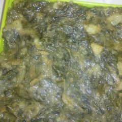 A picture of Potato spinach.