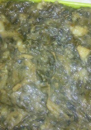 A picture of Potato spinach.