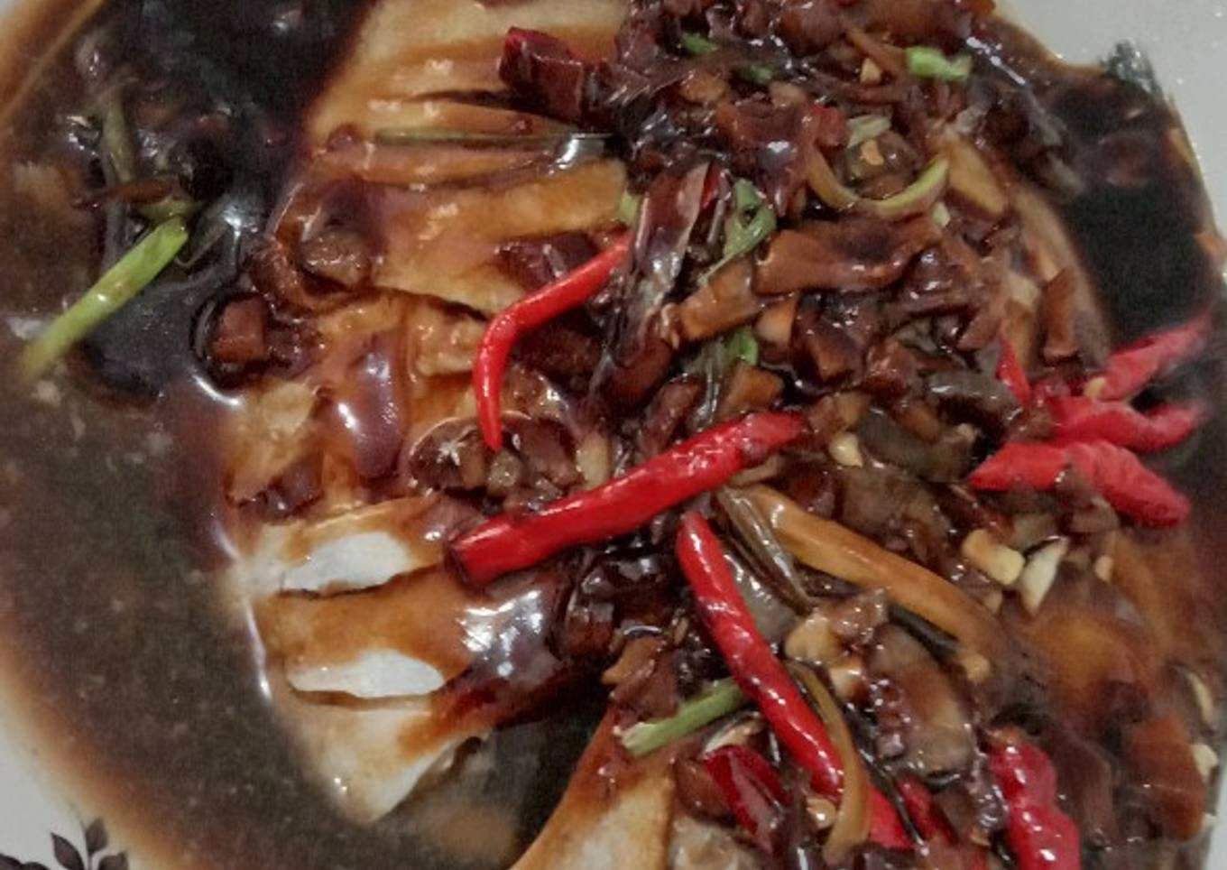 Steam Ikan Bawal ala Hongkong