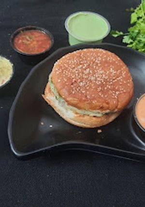 A picture of Vegetable burger.