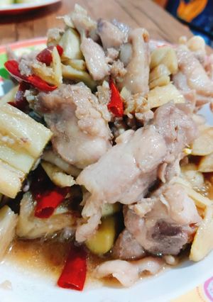 รูปของ ไก่ผัดขิงเกลือพริก