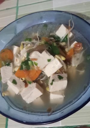 Foto resep Sayur bening Tahu+cambah kedelai