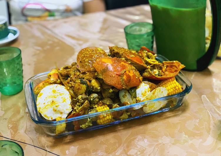 Resep Mix Seafood Saus Singapur, Lezat Sekali
