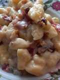 Gnocchi gorgonzola, noci e speck