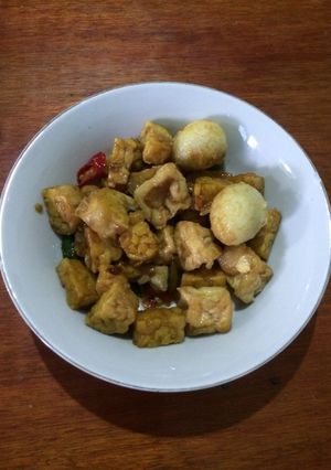Foto resep Tumis Telur puyuh tahu/tempe saos tiram