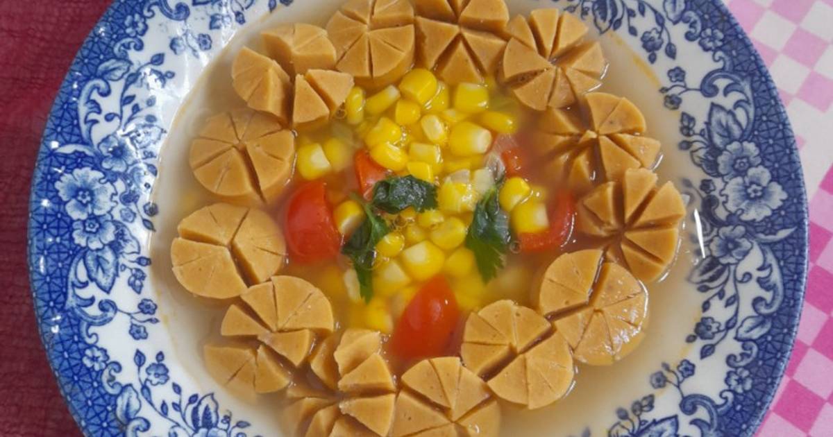 Resep Sop Jagung Sosis Dijamin Nikmat dan Mudah