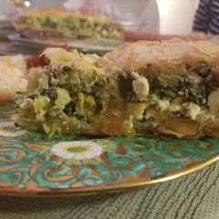 A picture of Spanakopita Pie.