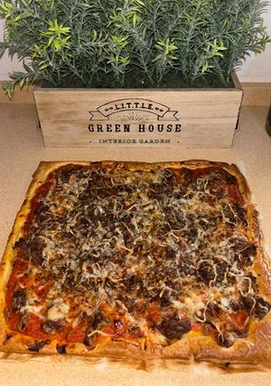 Una foto de Pizzahaldre: Pizza de hojaldre con carne