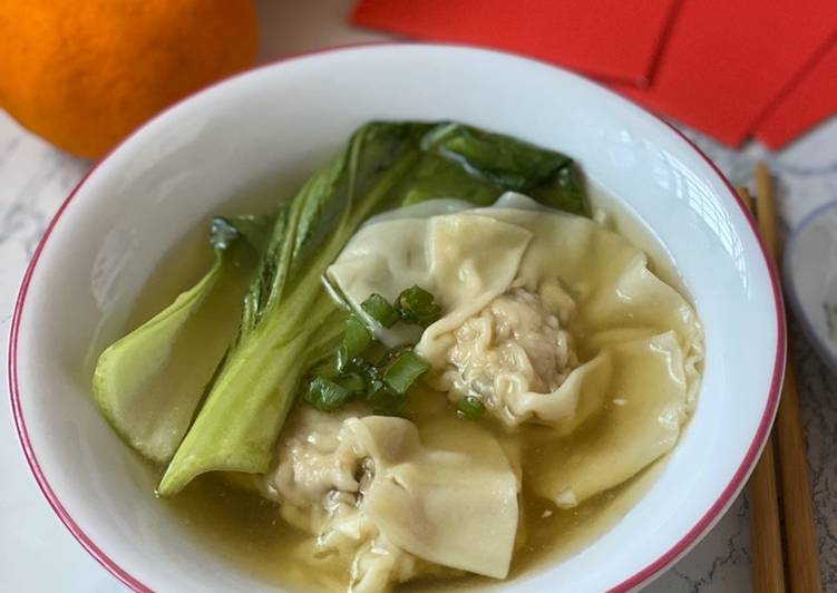 Step-by-Step Guide to Make Quick Chinese Wonton Soup #cny2020