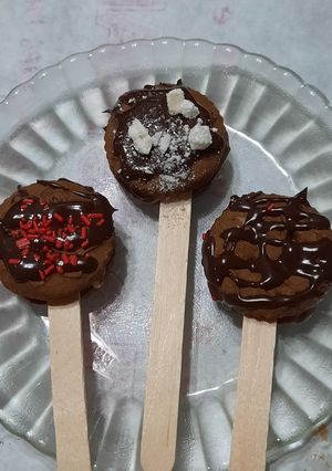 Una foto de Chupetines con galletitas