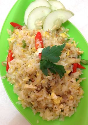 Foto resep Nasi goreng ikan teri medan