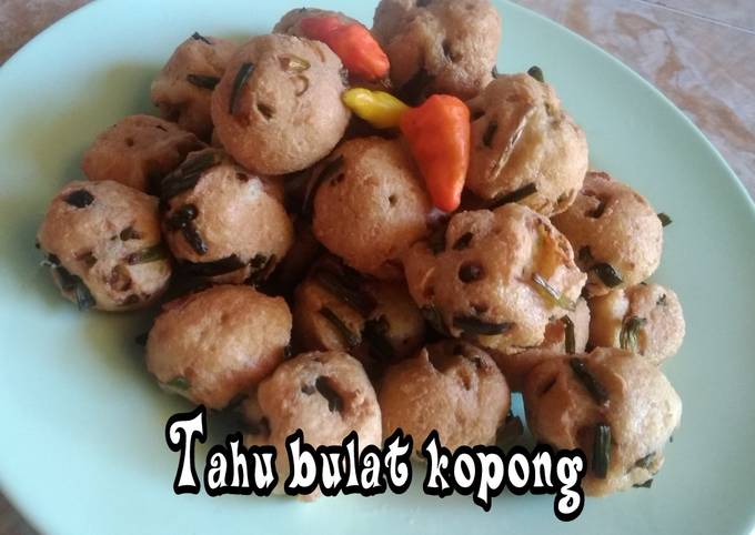 Resep Tahu Bulat Kopong Oleh Sufi Arofah Knk Cookies 🍪 Cookpad