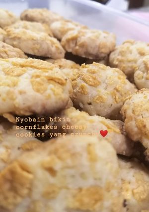 Foto resep Cornflakes cheesy cookies