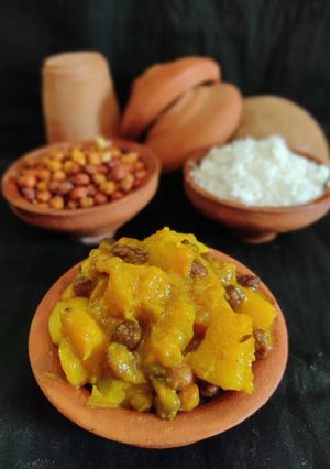 মিষ্টি কুমড়োর ছক্কা(misti kumror chokka recipe in Bengali) রেসিপির প্রধান ছবি