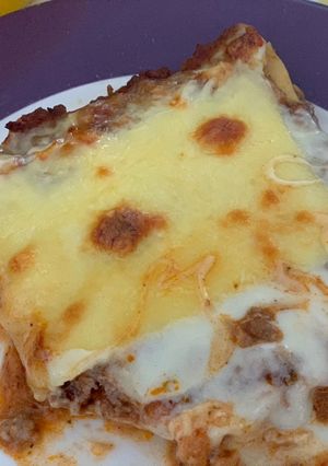 Una foto de Lasaña fácil