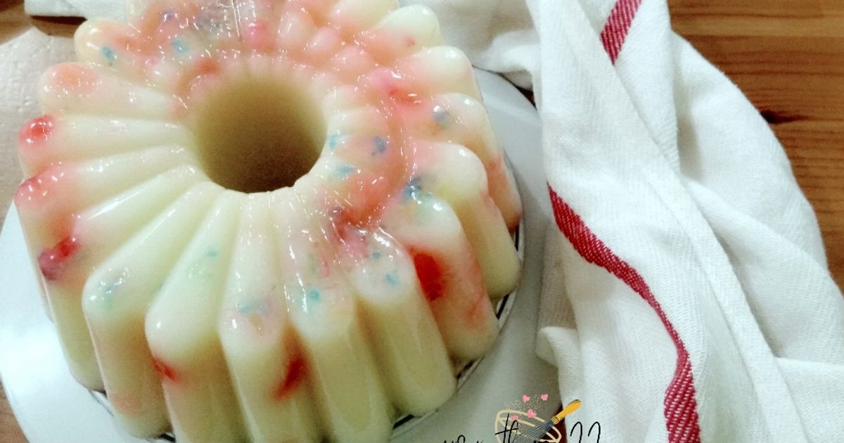 Resep Strowberry Jam Coconut Milky Pudding oleh mrs.rythma - Cookpad