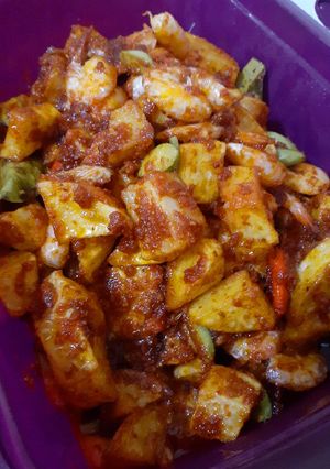Foto resep Sambal goreng upet(Udang PETe)🦐🤩