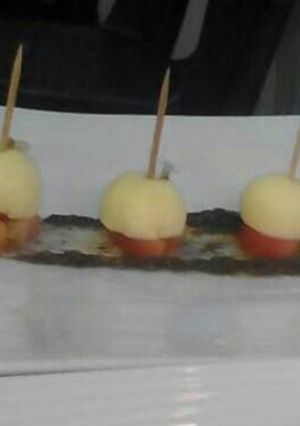 Una foto de Ensalada capresca estilo gourmet