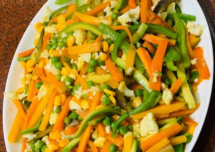 Recipe of Homemade Stir fry vegetables