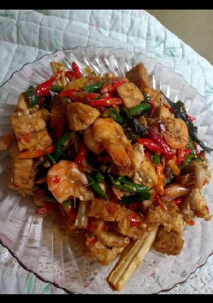 Foto resep Tauco udang jamur spesial