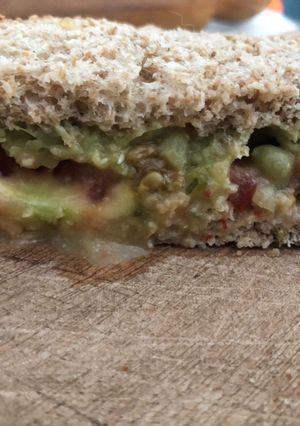Una foto de Sándwiches veganos