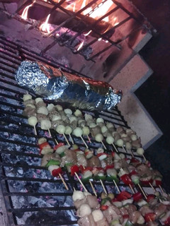 Una foto de Brochetas a la parrilla o a la plancha
