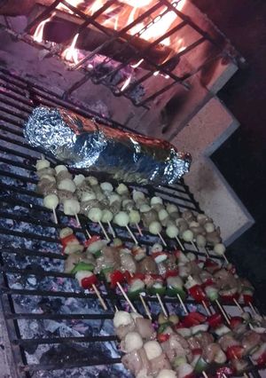 Una foto de Brochetas a la parrilla o a la plancha