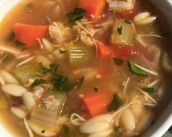 Without Fail Cooking Recipe Chicken Orzo Soup Delicious Perfect