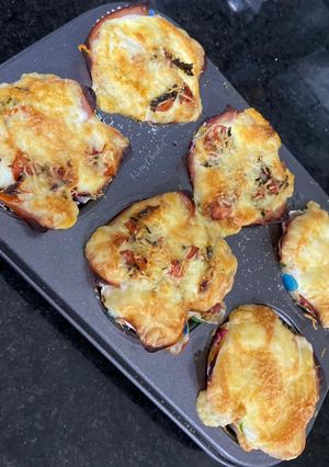 Una foto de Canasticas de huevo al horno