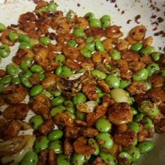 A picture of Shrimp edamame fry.