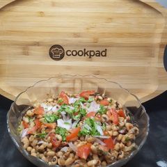 A picture of White beans Chaat !.