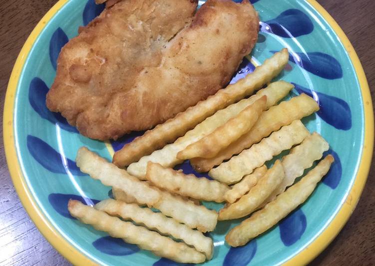 Fish and Chips rumahan