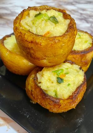 Una foto de Piononos de plátano