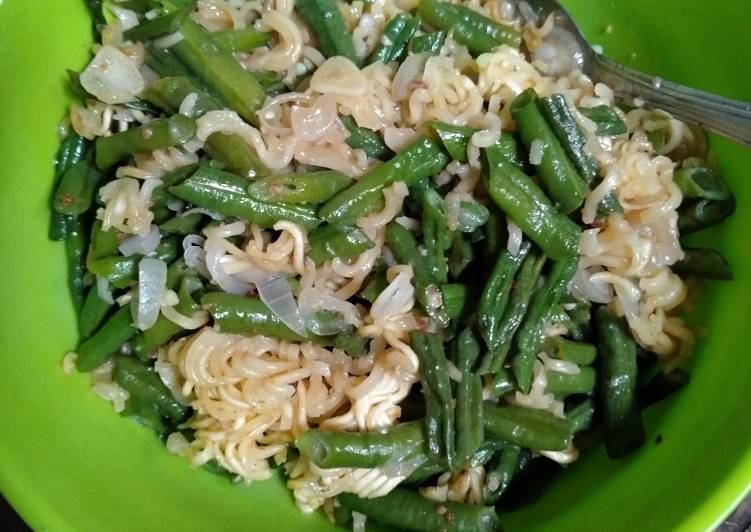 Tumis Kacang Mie