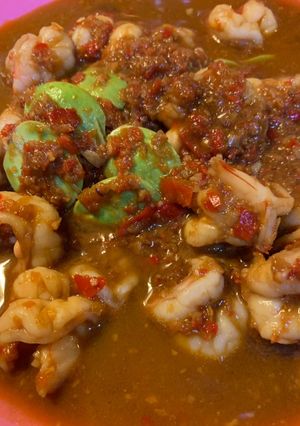 Foto resep Udang petai pedas manis