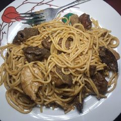 A picture of Assorted meat jollof.