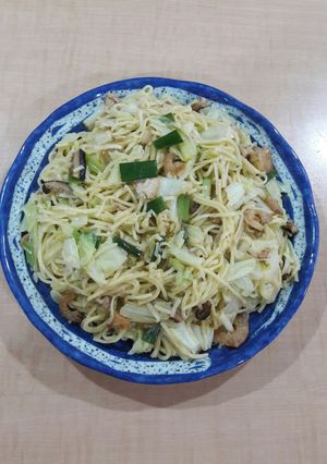 Foto resep Mie goreng jamur kering