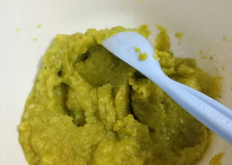 Resep: MPASI KENTANG KABOCHA BROKOLI 6MONTH (double karbo) yang Gurih