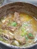 Costilla en salsa de ajíe dulce