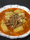 Canh thịt bò khoai tây 소고기 감자 국