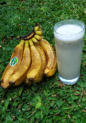 Foto resep 100% Real Banana Milk