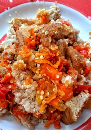 Foto resep Tahu bakso geprek